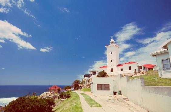 beautiful lighthouse in Mossel bay, South Africa